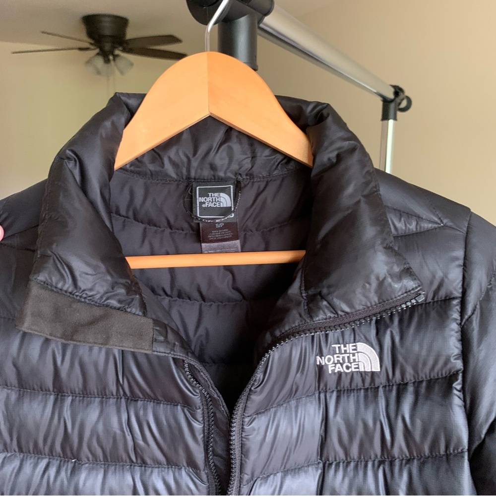 The North Face Down Puffer Parka Jacket Coat Black Women’s Small - Picture 6 of 10